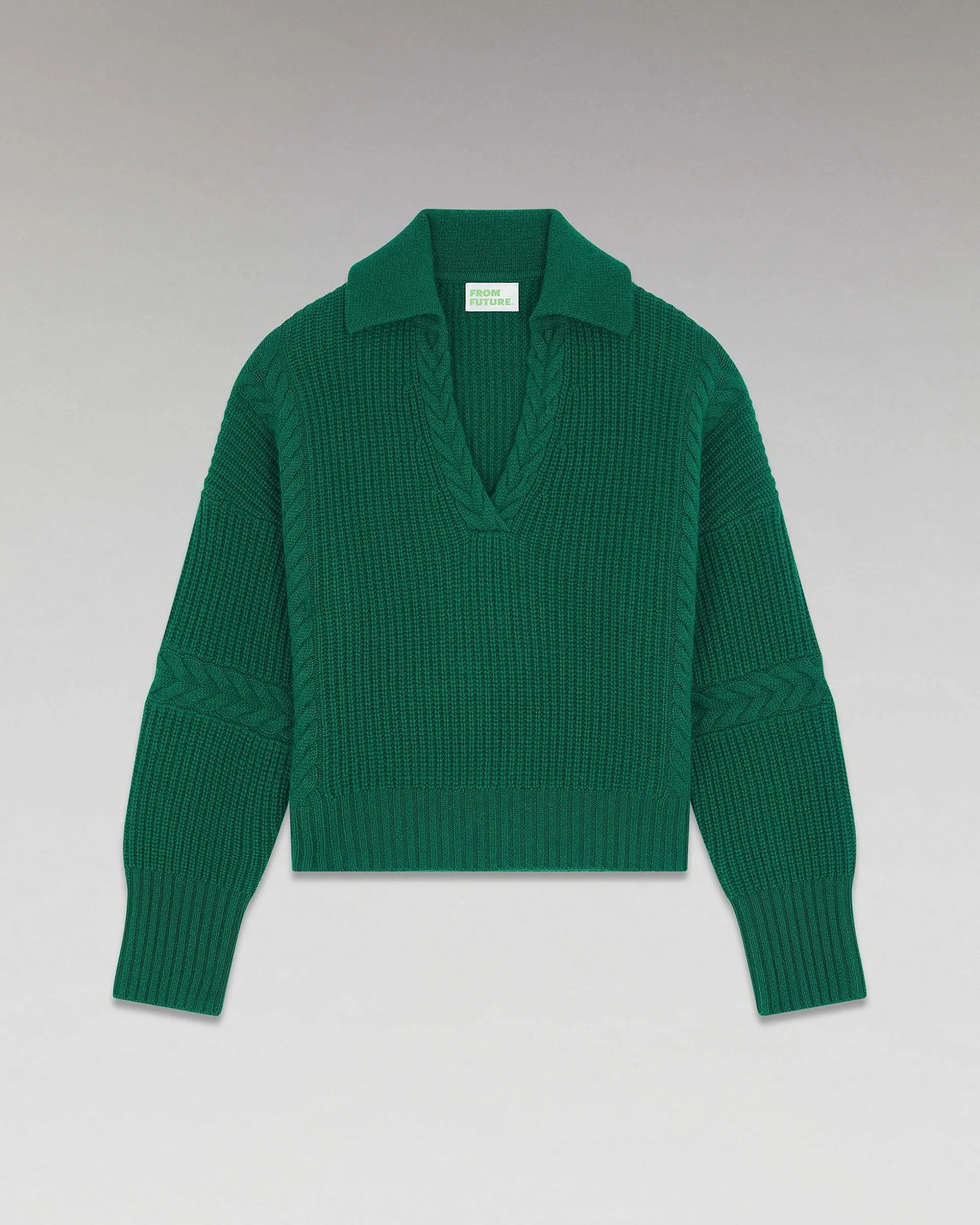 Pull Col Polo Torsades