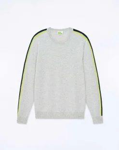 Pull Col Rond Bandes