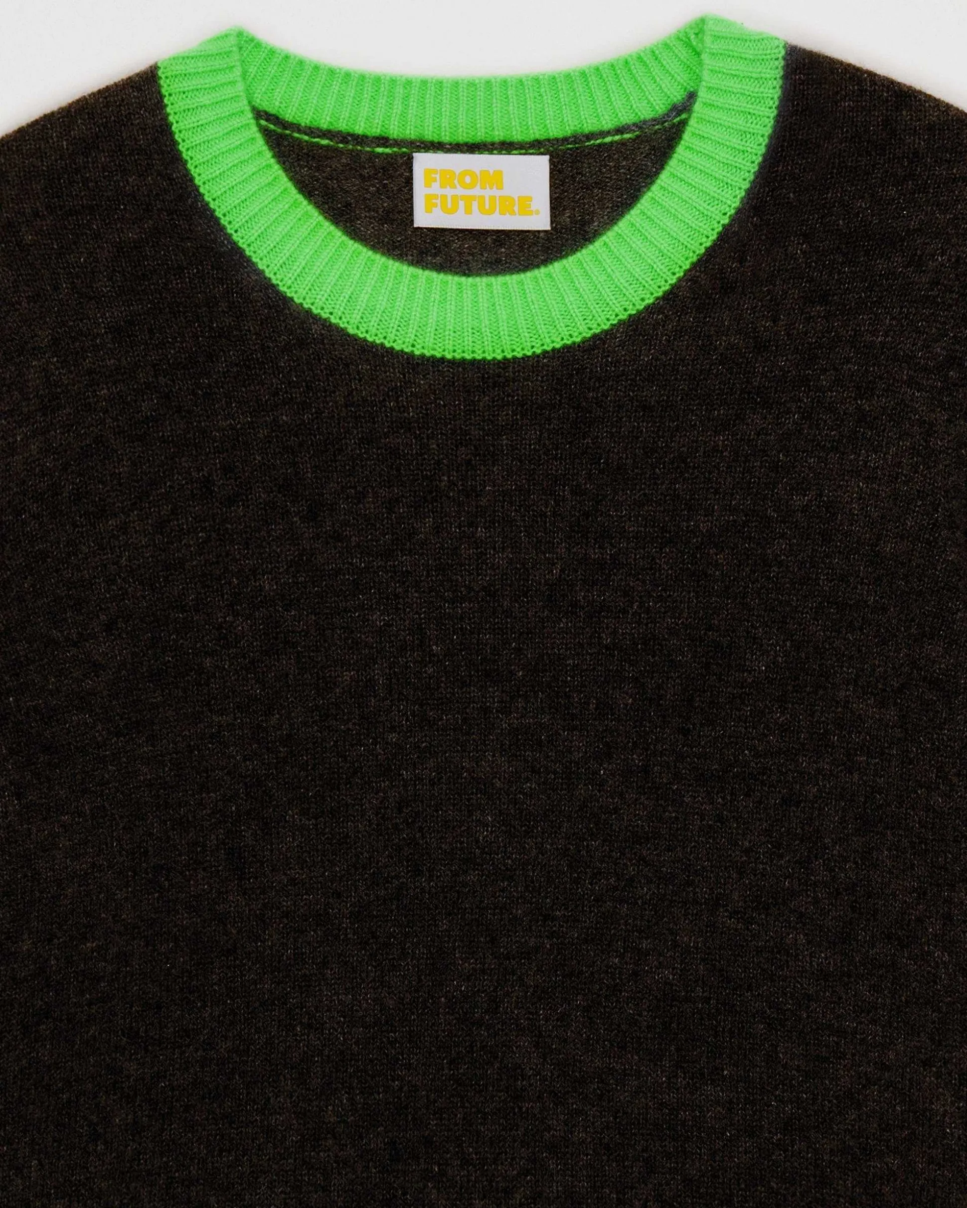 Pull Col Rond Bicolore Leger