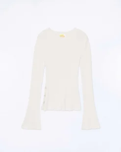 Pull Col Rond Bijoux Cotes