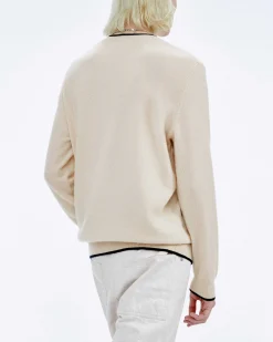 Pull Col Rond Bord Contraste