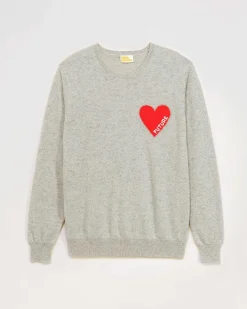 Pull Col Rond Coeur