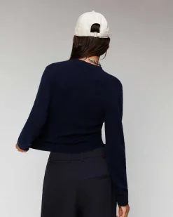 Pull Col Rond Coeur Leger