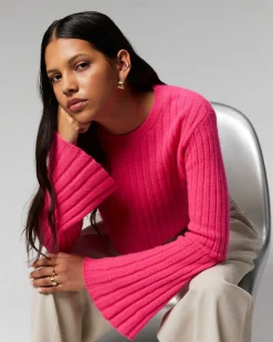 Pull Col Rond Court Manches Evasees