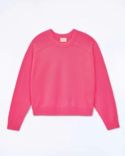 Pull Col Rond Coutures Apparentes