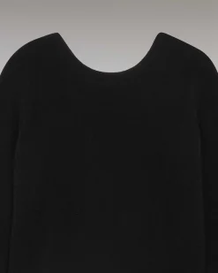 Pull Col Rond Dos Nu Leger