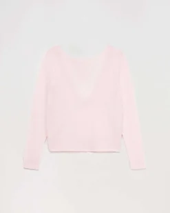 Pull Col Rond Dos Nu Leger