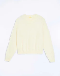 Pull Col Rond En Cachemire Brosse