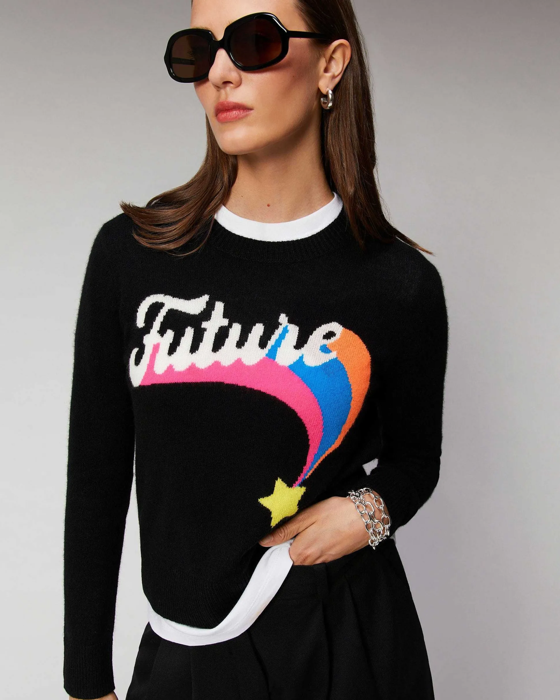 Pull Col Rond Future Etoile Filante Leger