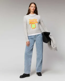 Pull Col Rond Lucky Future Leger