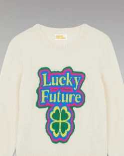 Pull Col Rond Lucky Future Leger