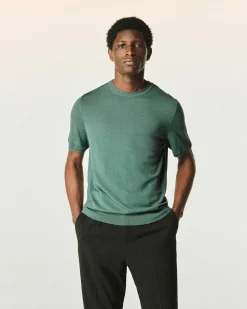 Pull Col Rond Manches Courtes