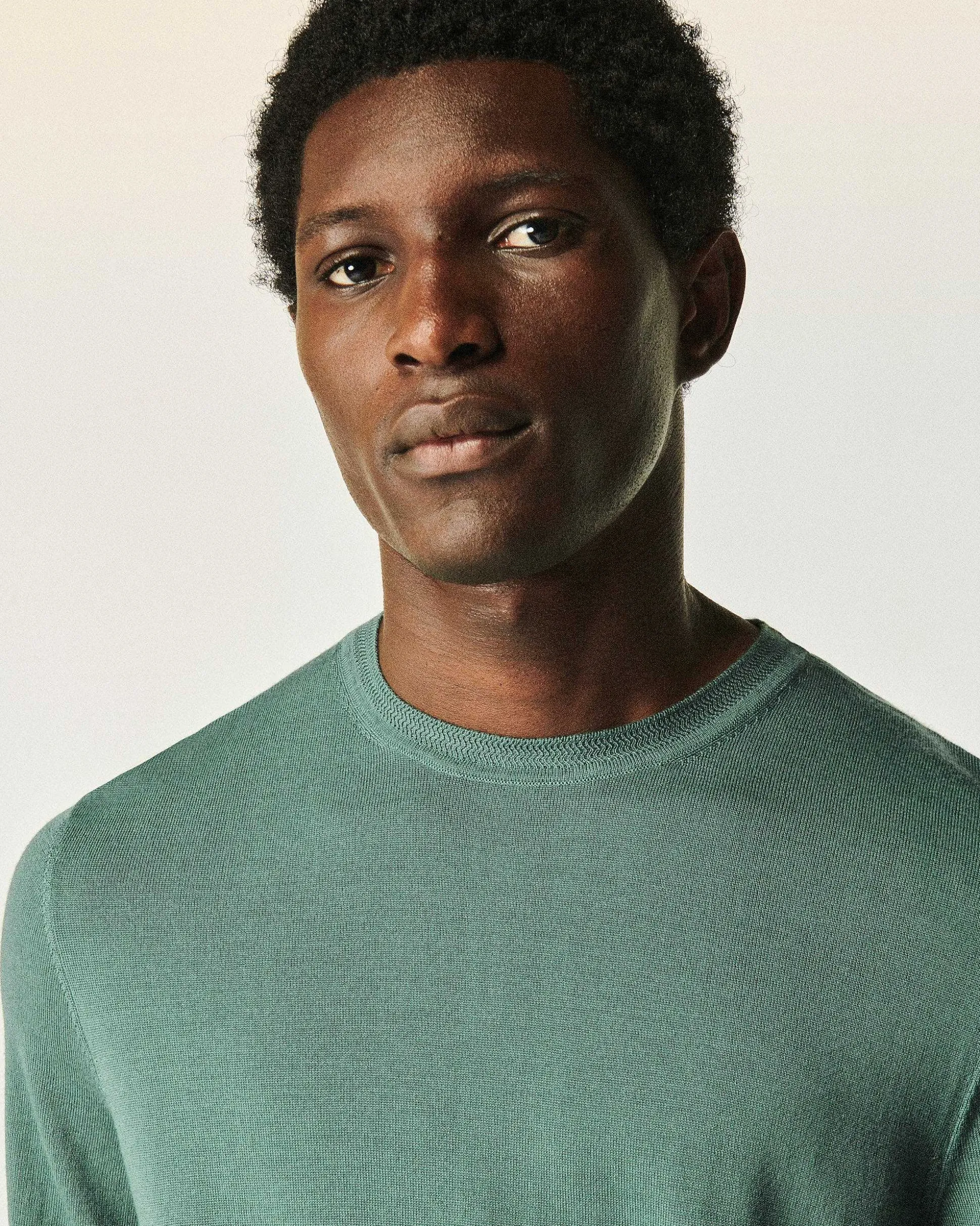 Pull Col Rond Manches Courtes