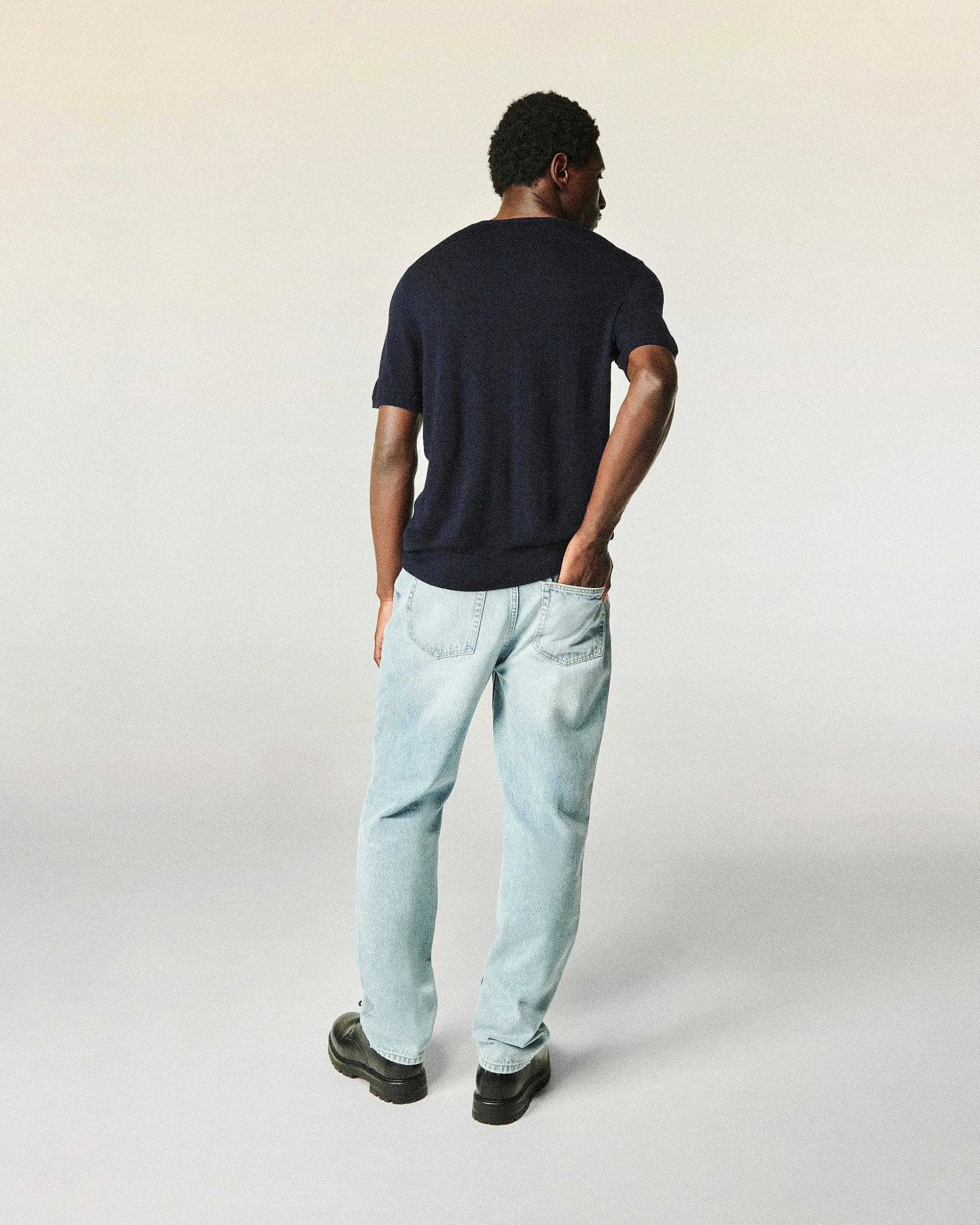 Pull Col Rond Manches Courtes