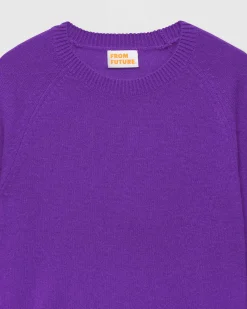 Pull Col Rond Manches Raglan Leger