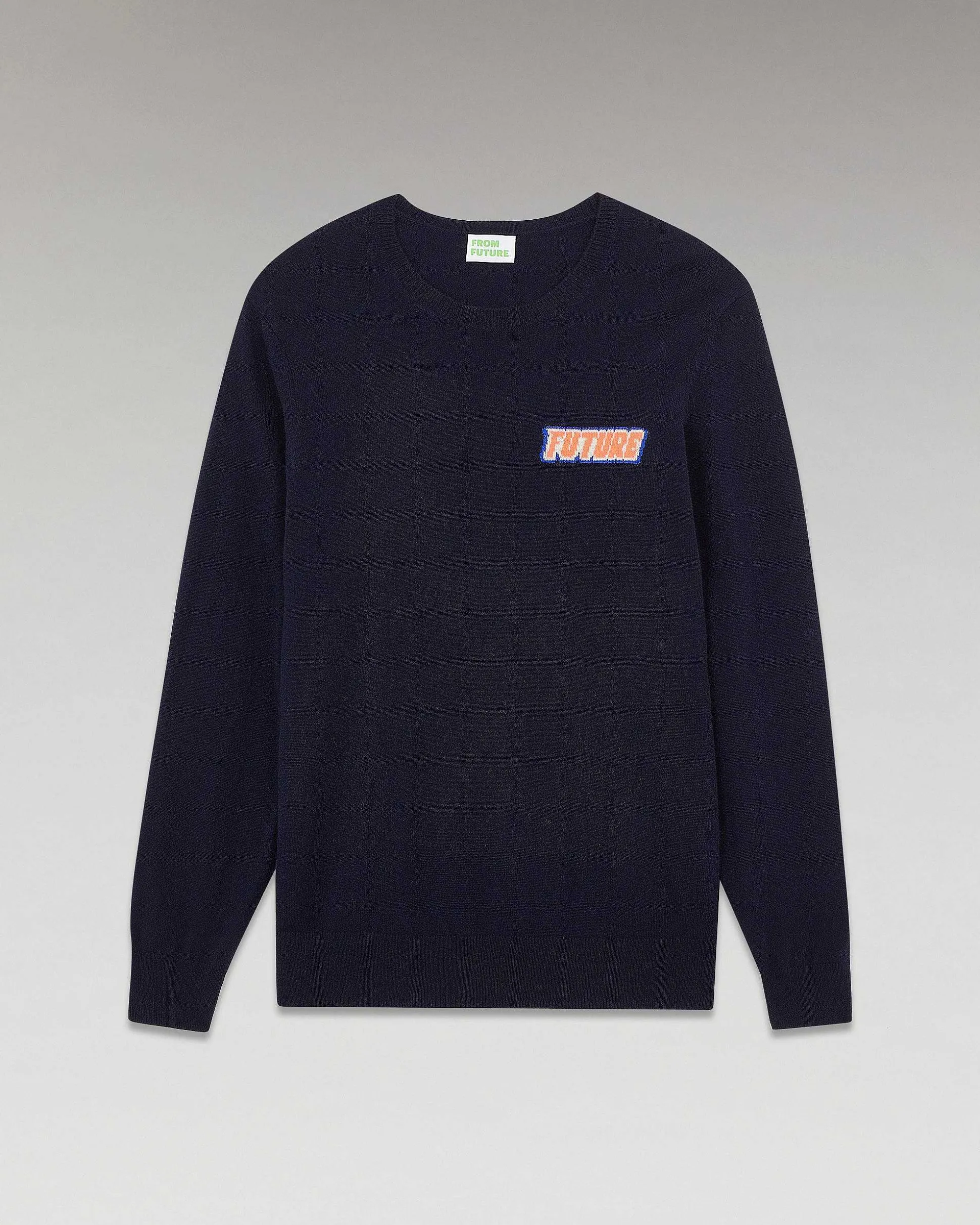 Pull Col Rond Motif Future