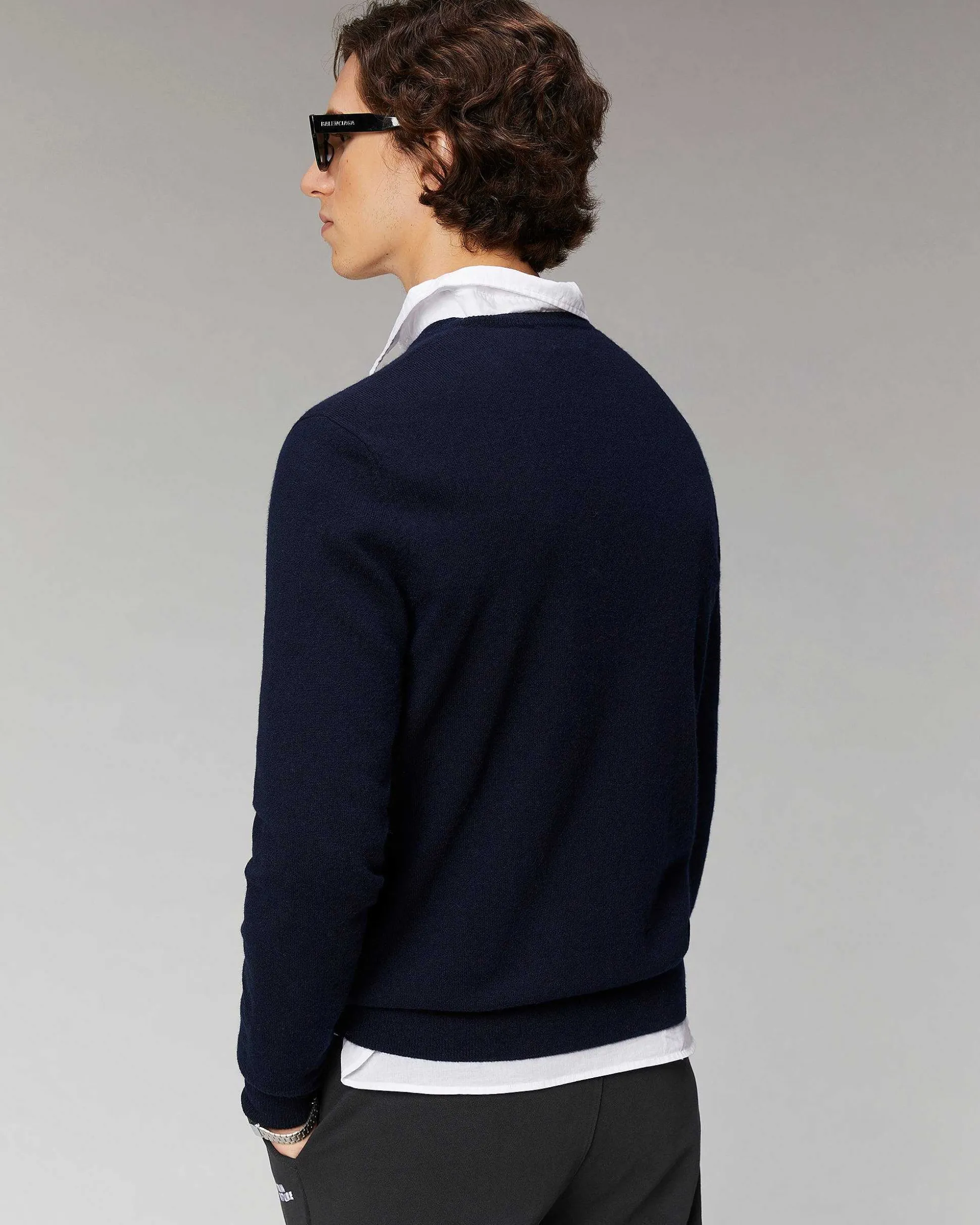 Pull Col Rond Motif Future