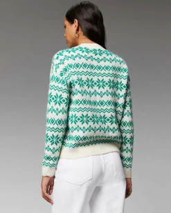 Pull Col Rond Norvegien Bicolore