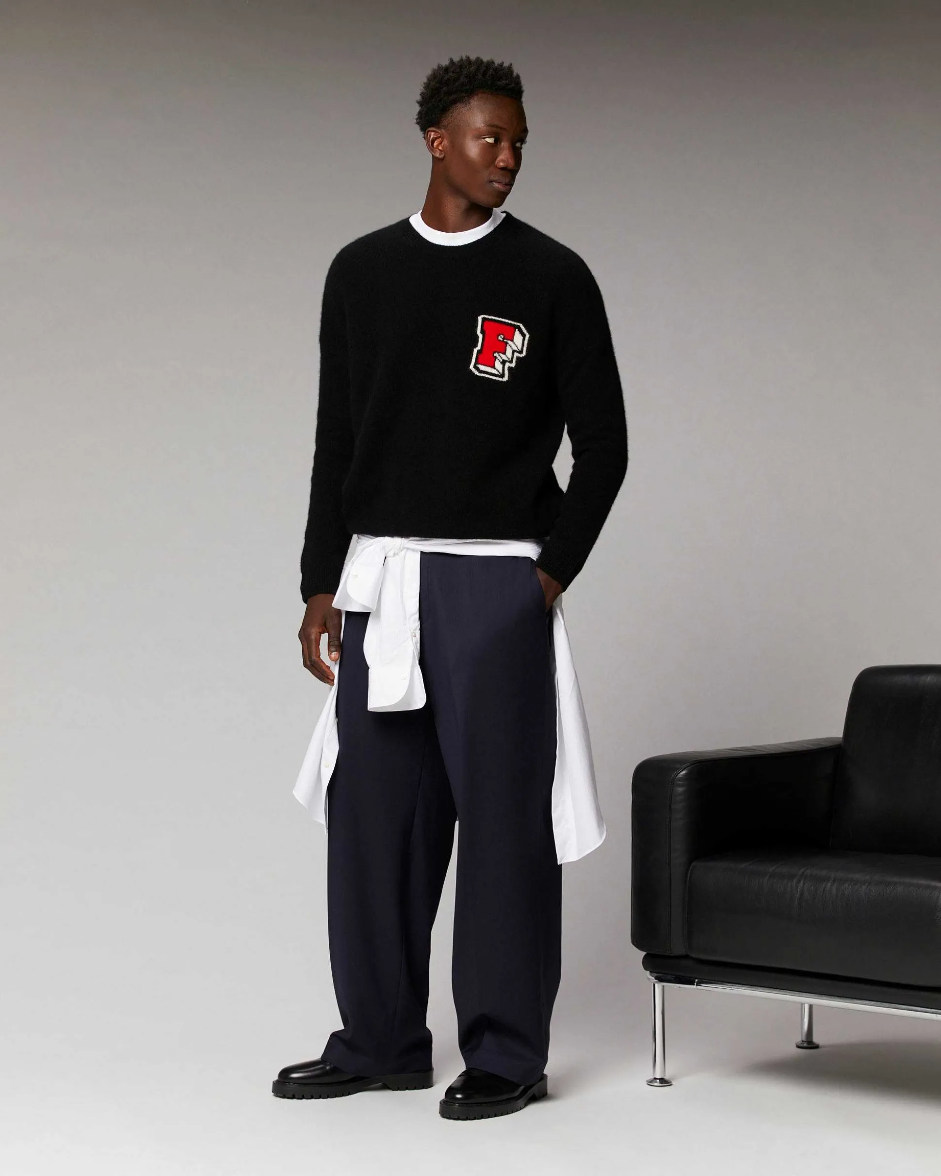 Pull Col Rond Oversize