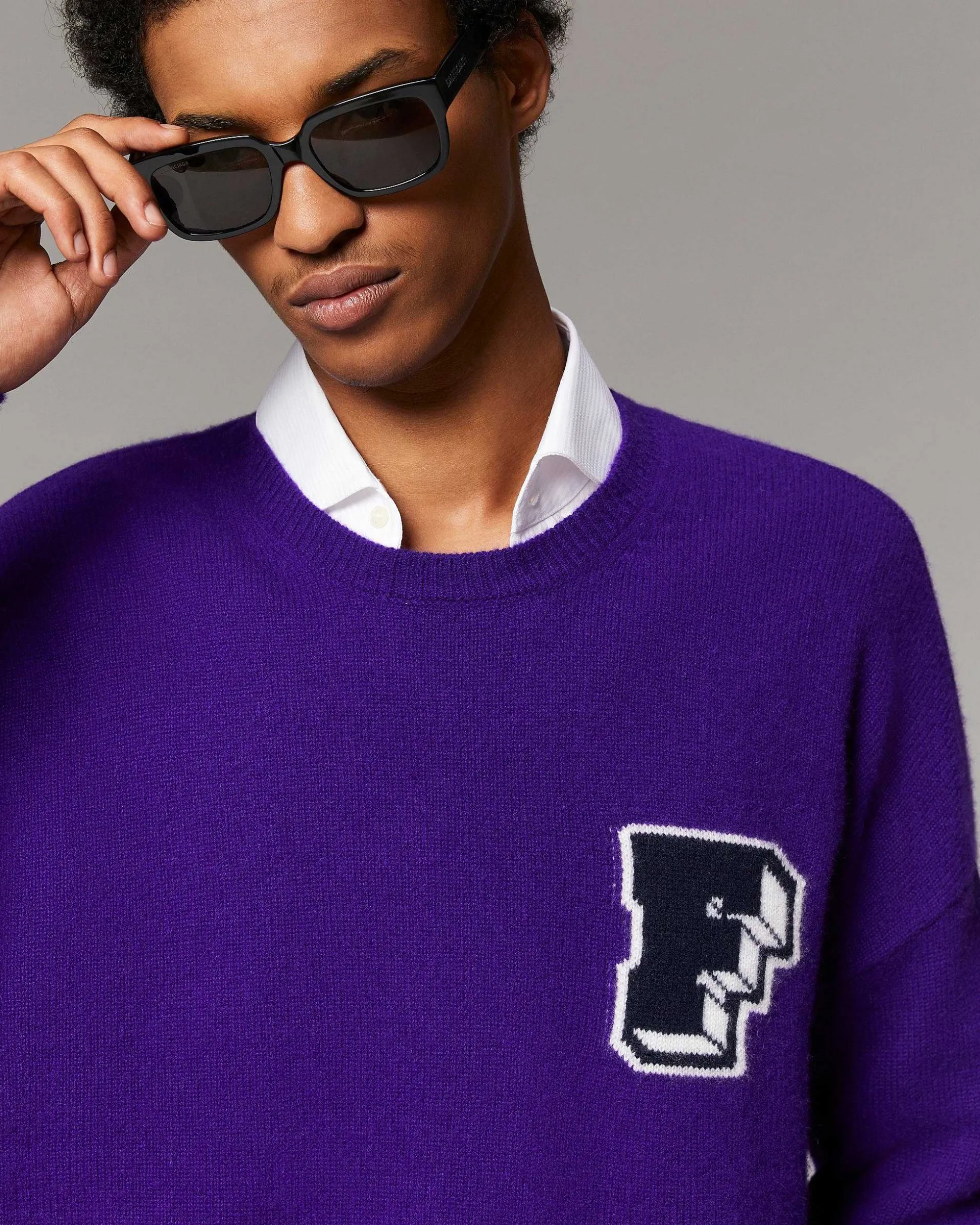 Pull Col Rond Oversize