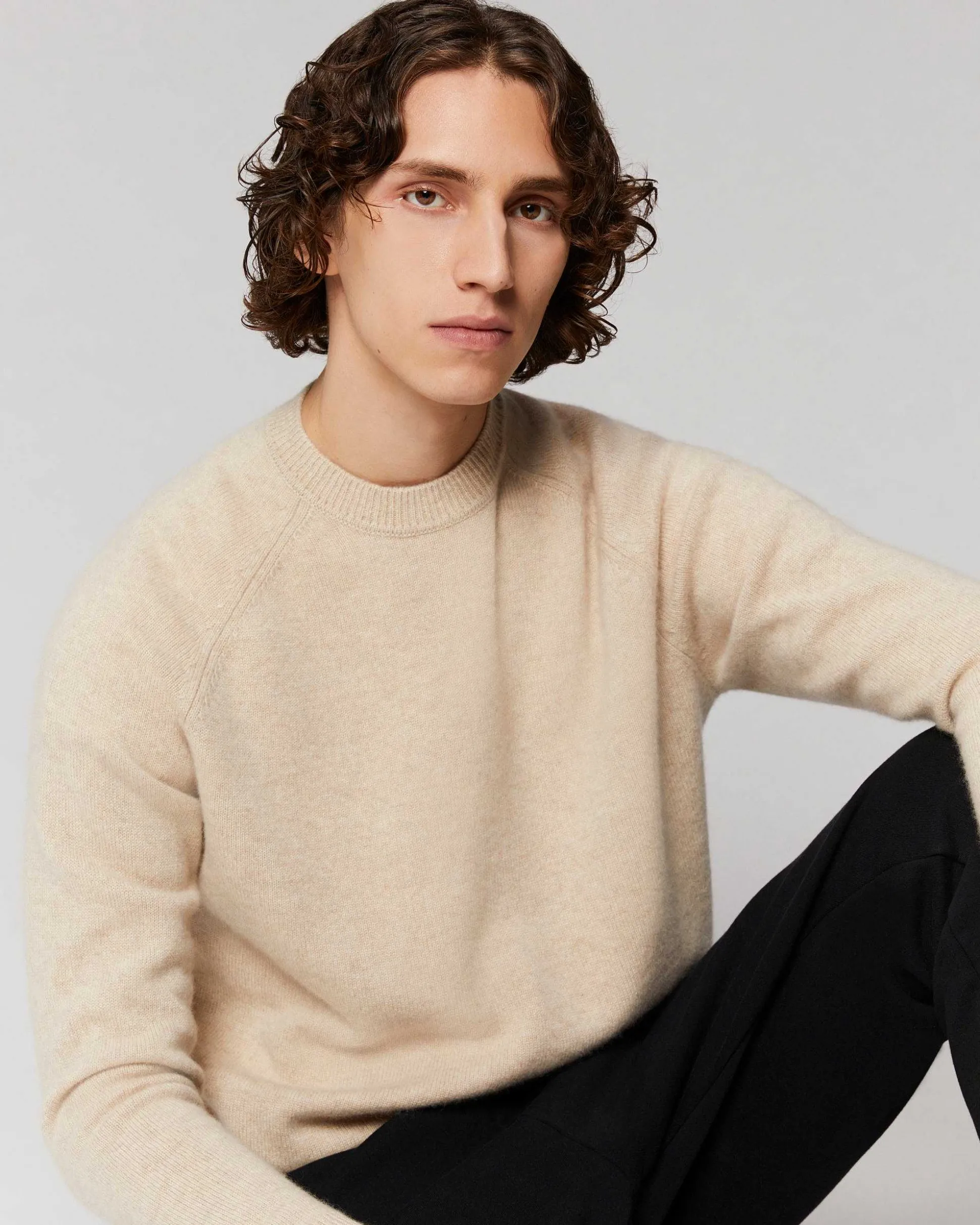 Pull Col Rond Raglan