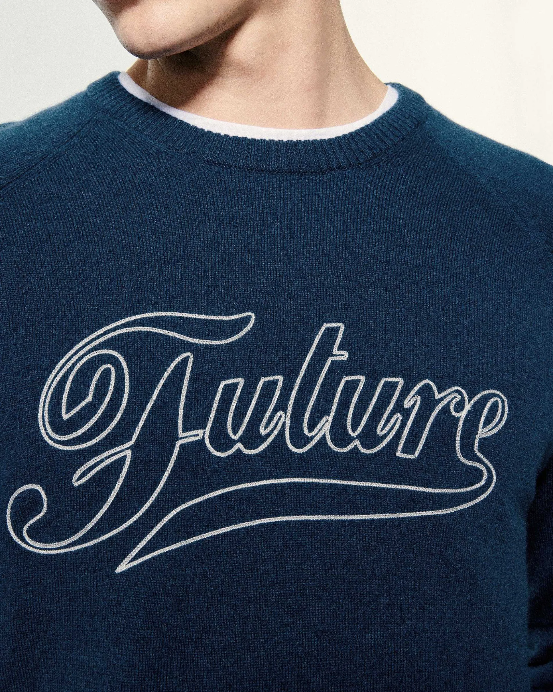 Pull Col Rond Raglan Future
