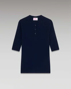 Pull Col Rond Seconde Peau Manches Courtes