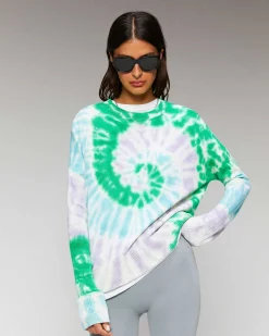 Pull Col Rond Tie And Dye