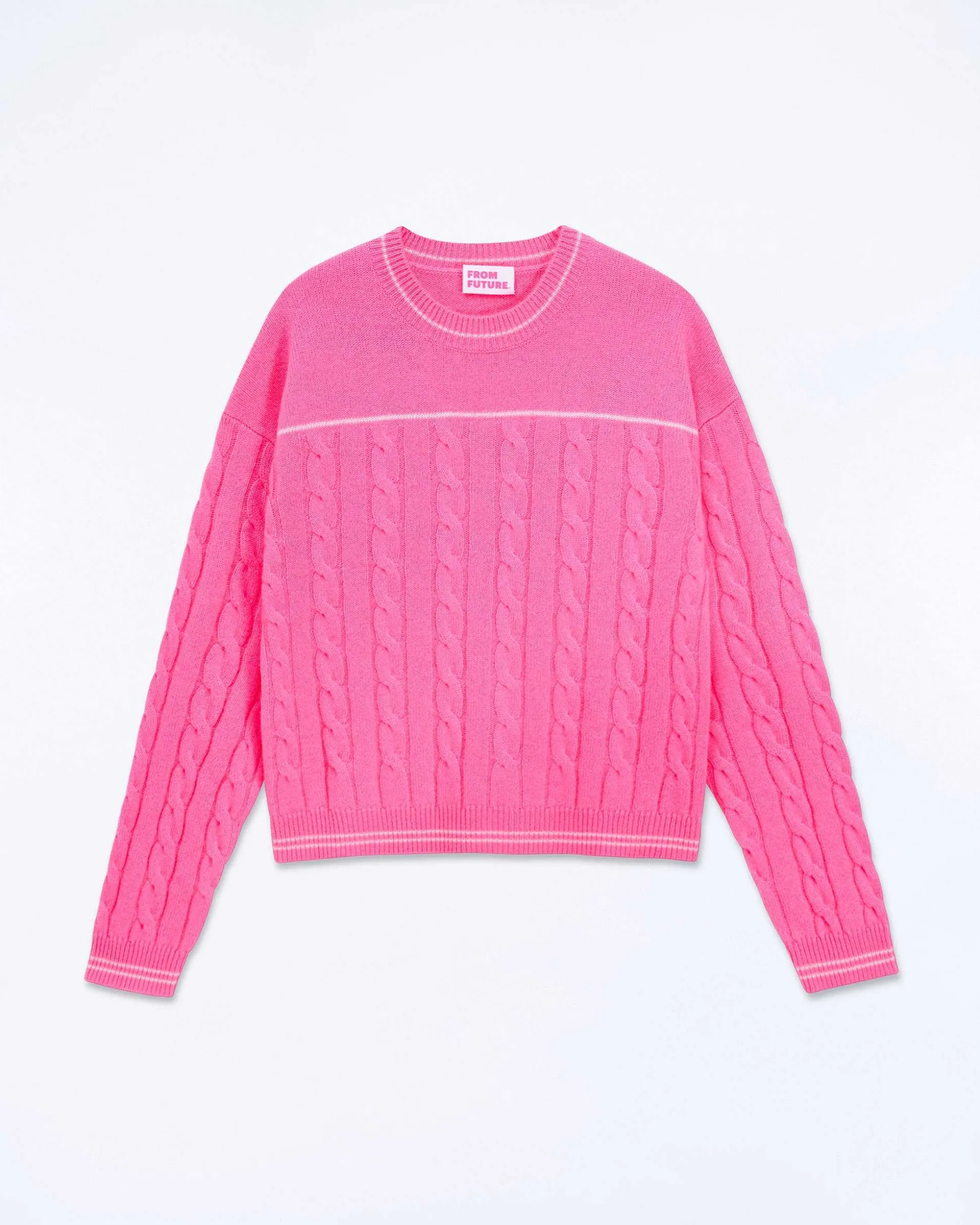 Pull Col Rond Torsades Future