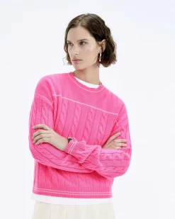 Pull Col Rond Torsades Future