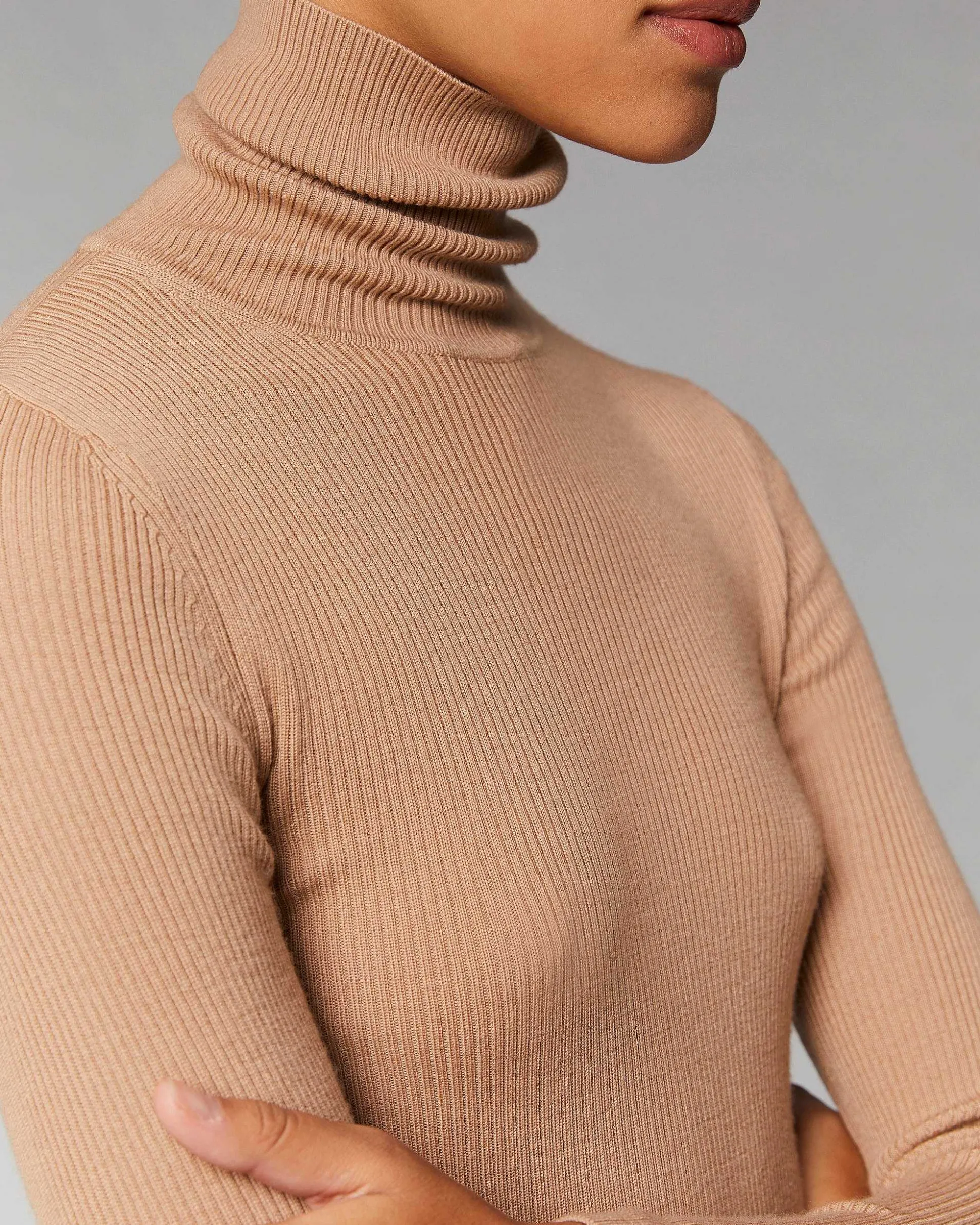 Pull Col Roule Basique