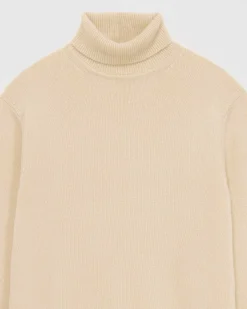 Pull Col Roule Basique Epais