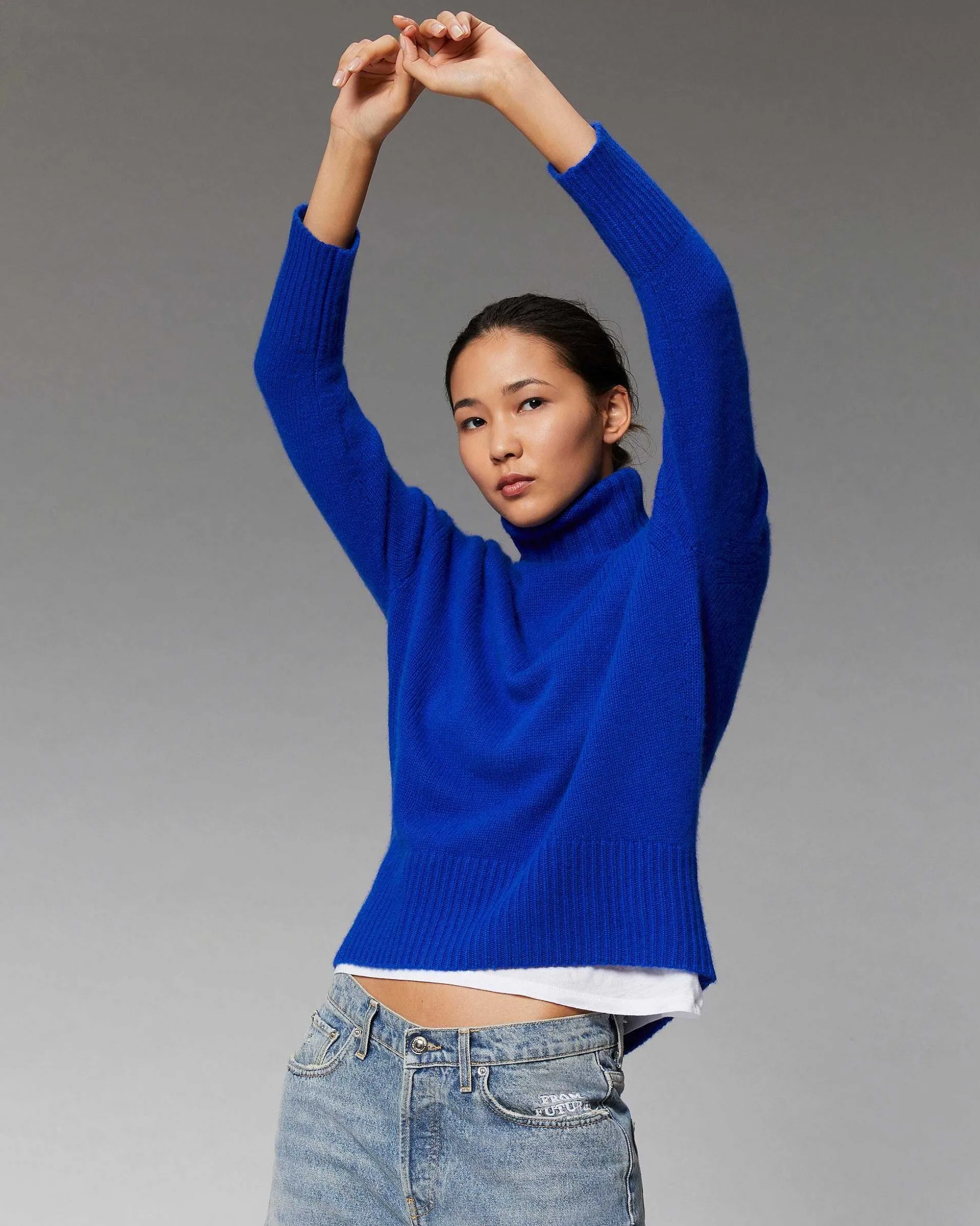 Pull Col Roule Oversize