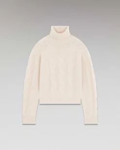 Pull Col Roule Torsades Epais