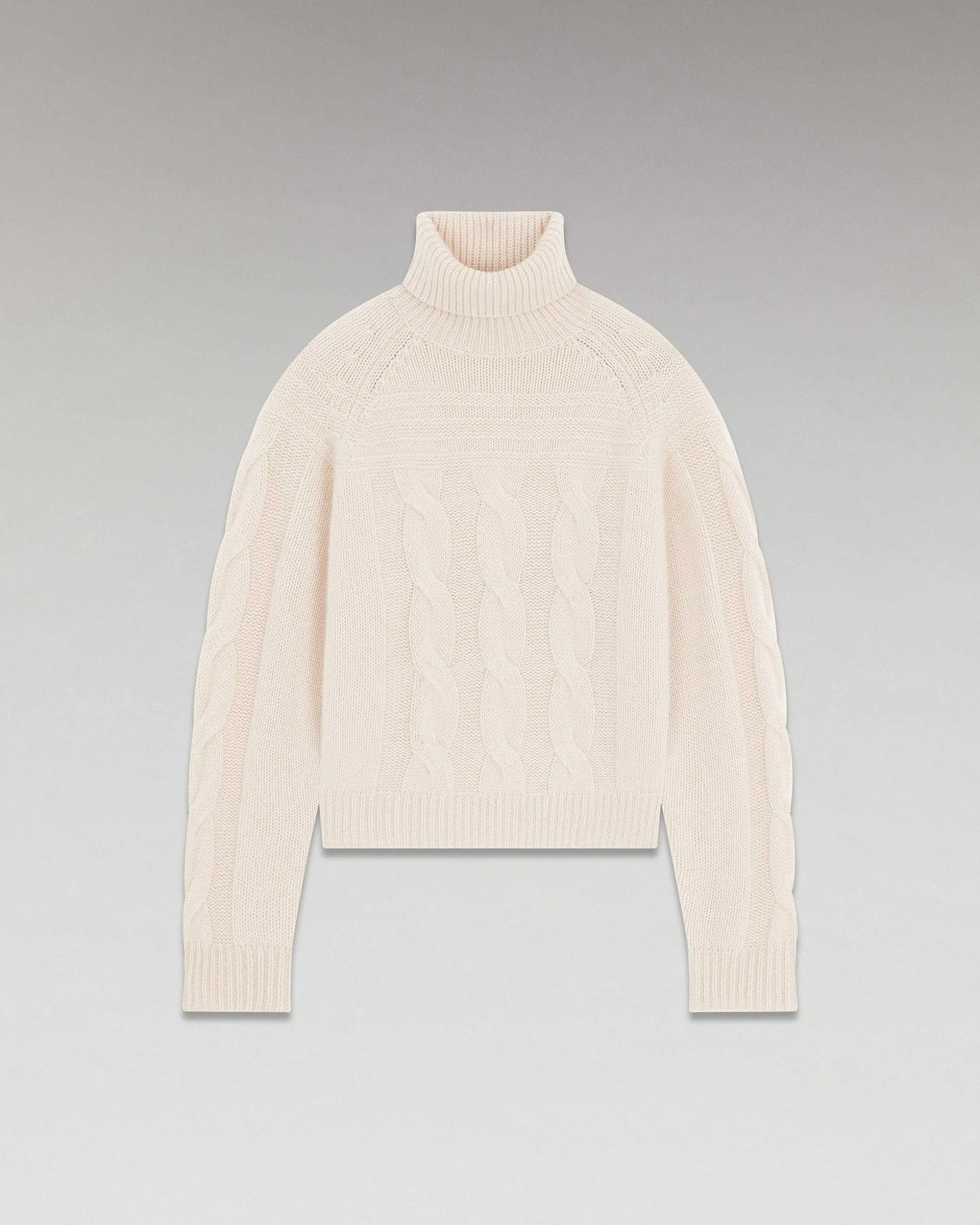 Pull Col Roule Torsades Epais