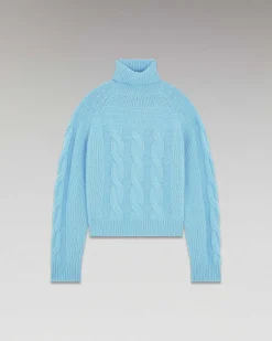 Pull Col Roule Torsades Epais