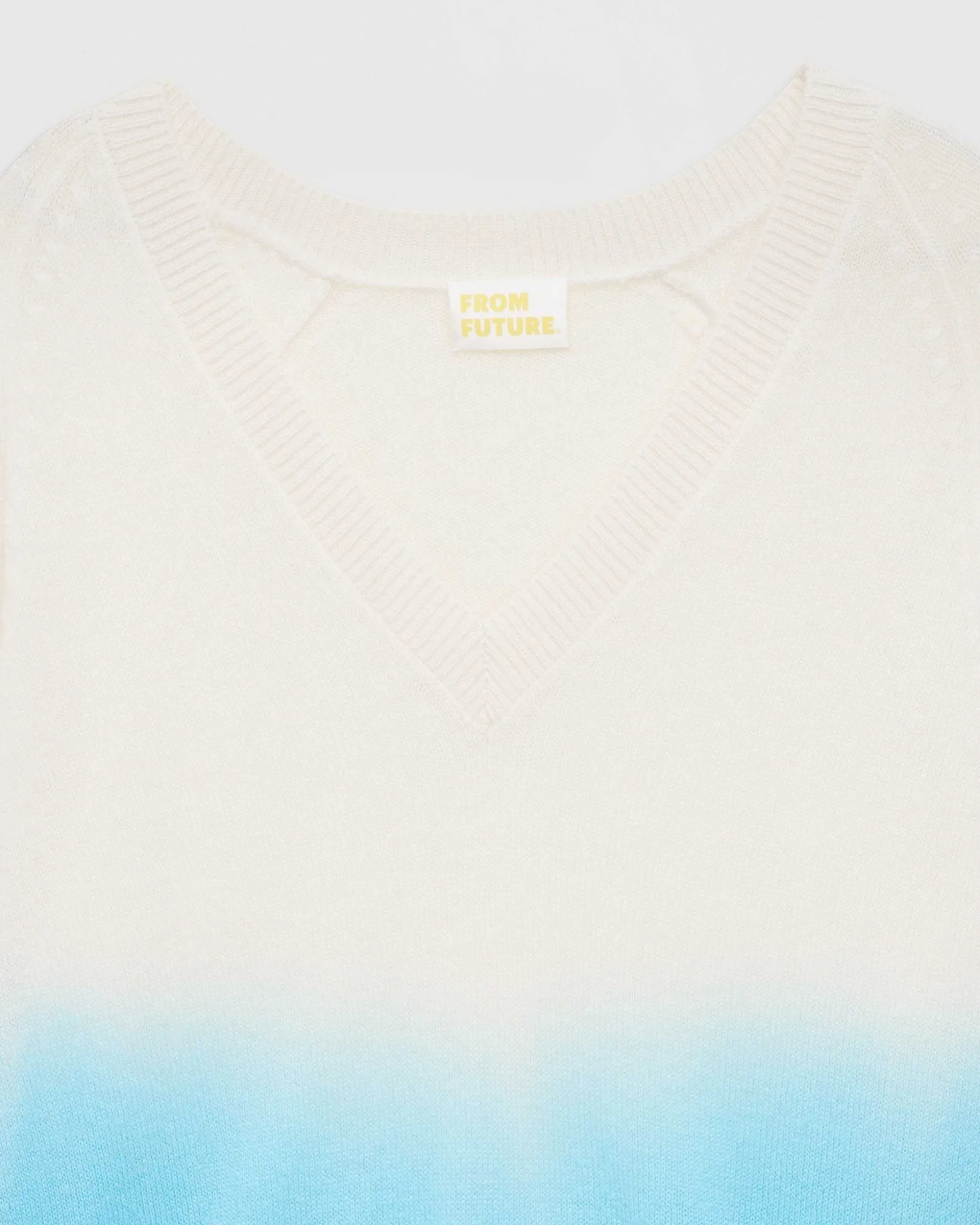 Pull Col V Dip Dye Leger