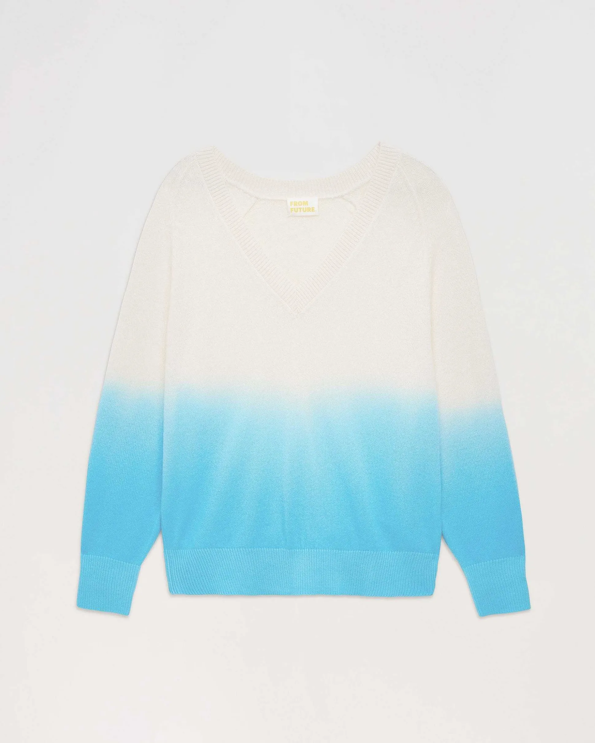 Pull Col V Dip Dye Leger