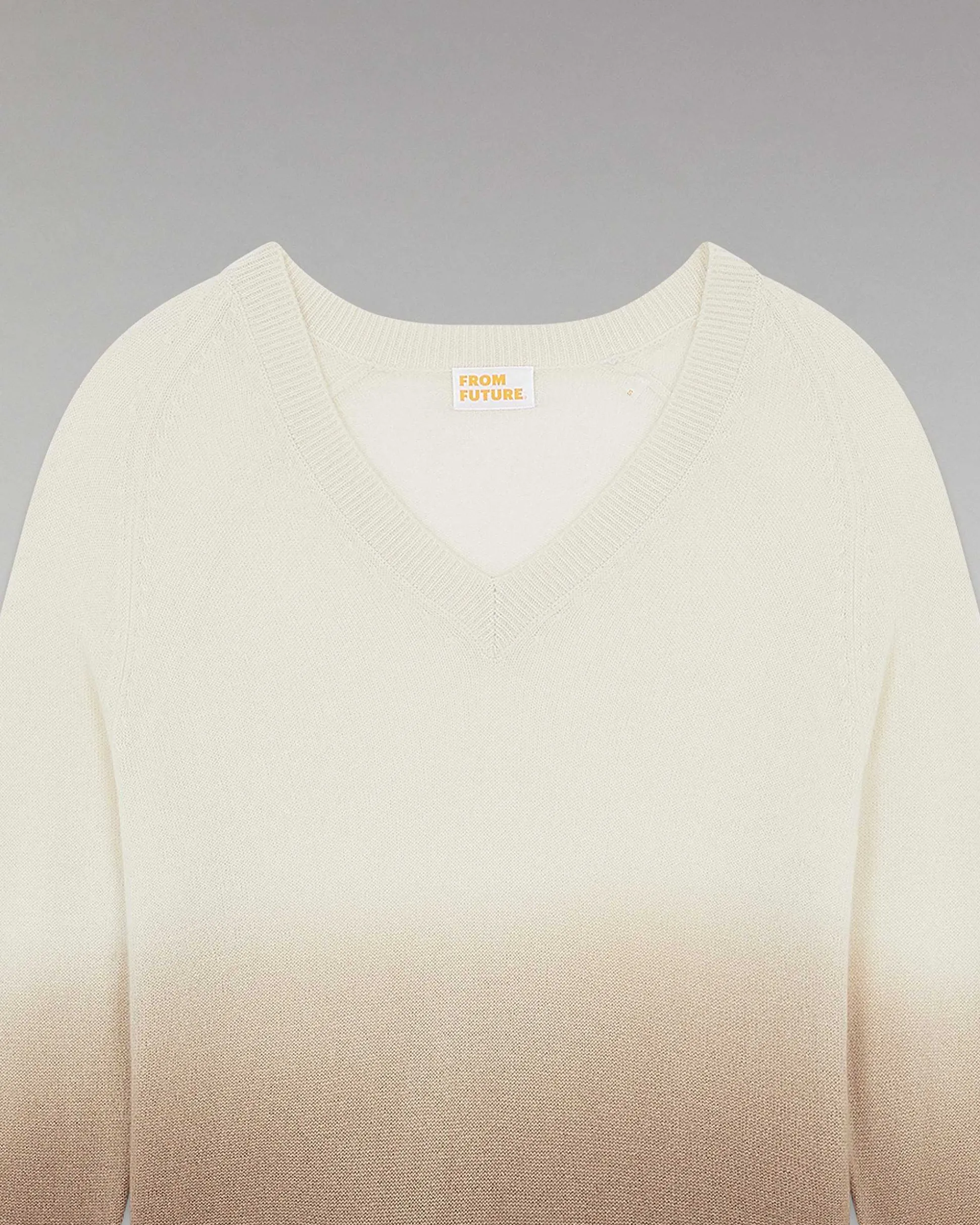 Pull Col V Dip Dye Leger