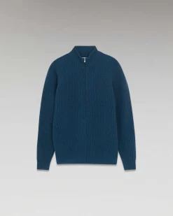 Pull Gilet A Cotes Zippe