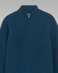 Pull Gilet A Cotes Zippe