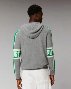 Pull Hoodie Bandes Bicolore Future
