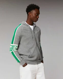 Pull Hoodie Bandes Bicolore Future