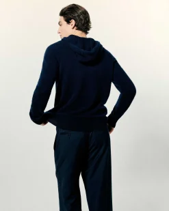 Pull Hoodie Coeur Brode