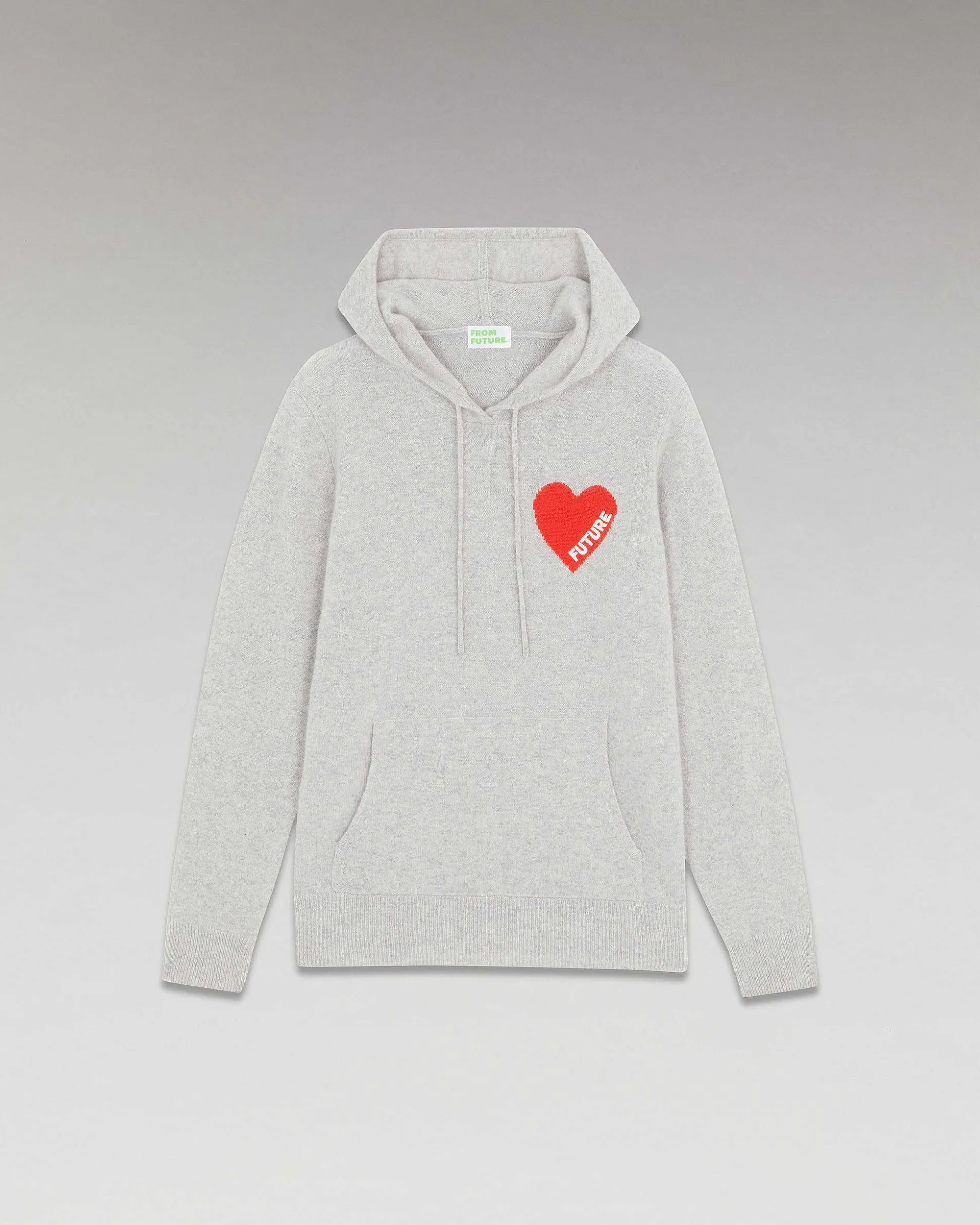 Pull Hoodie Coeur Leger
