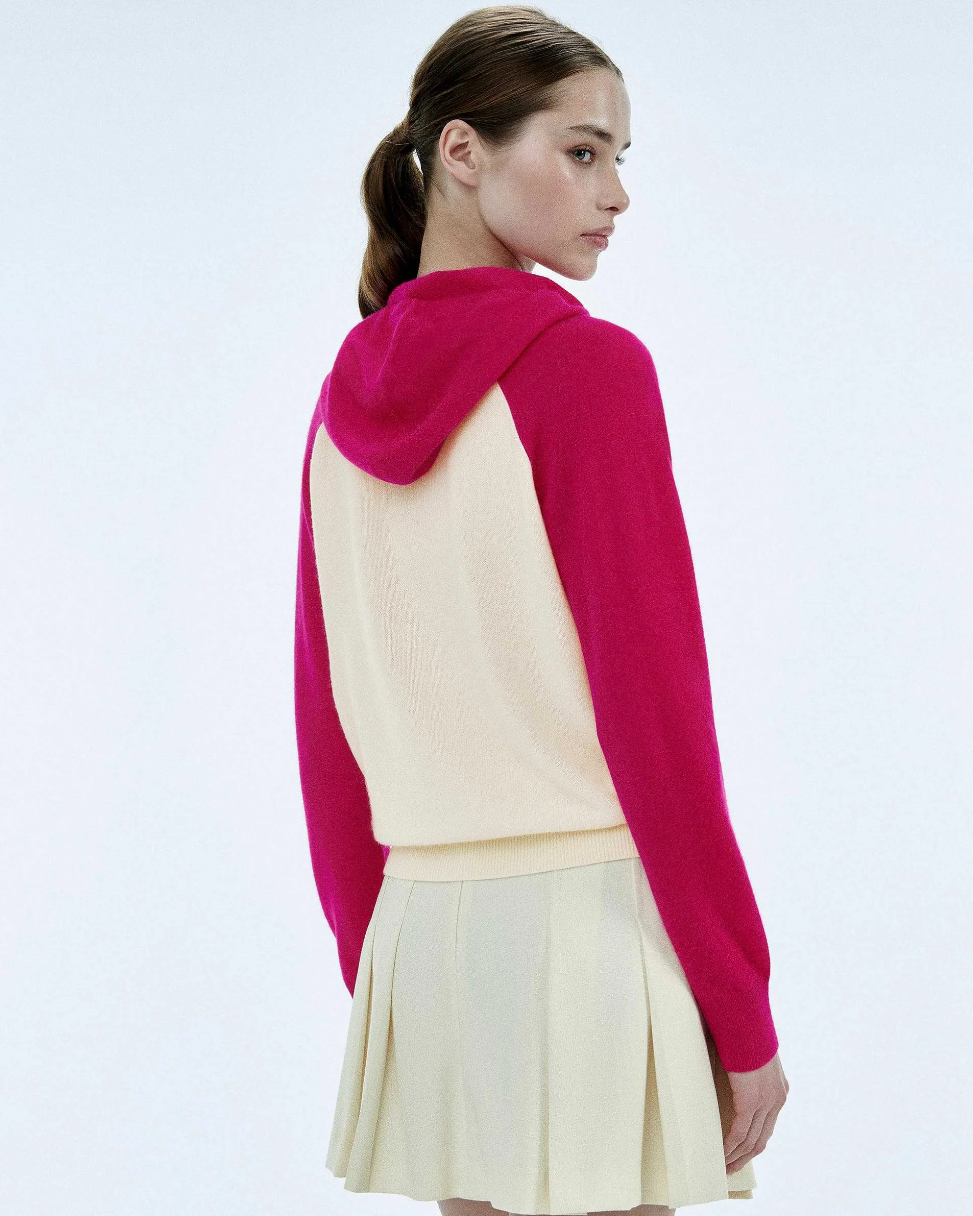 Pull Hoodie Contraste