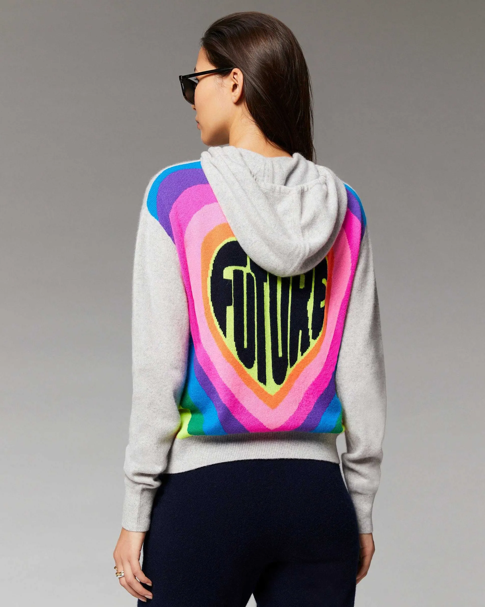Pull Hoodie Future Multicolore Dos Leger