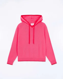 Pull Hoodie Oversize Liserets Contrastes