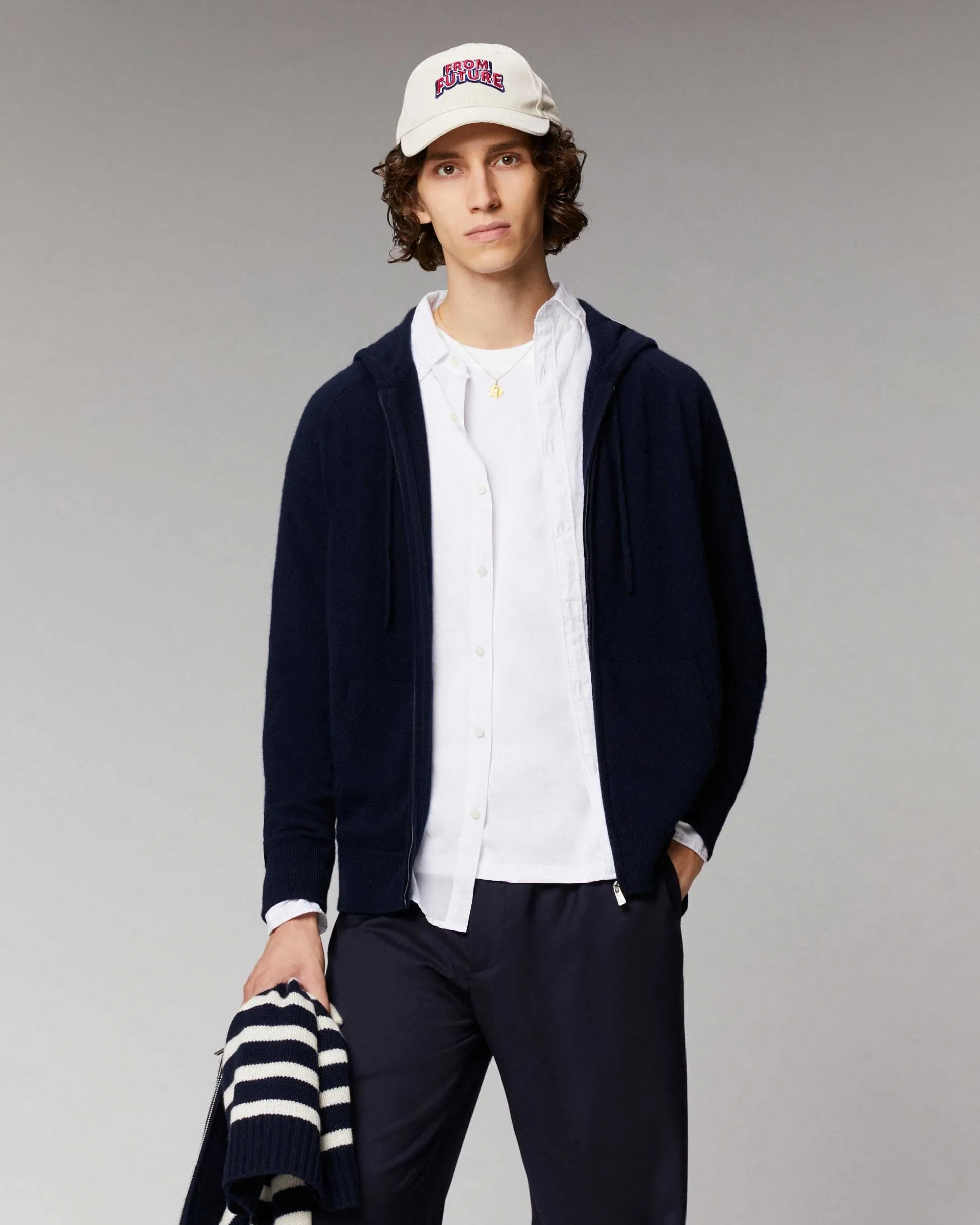 Pull Hoodie Zippe Basique