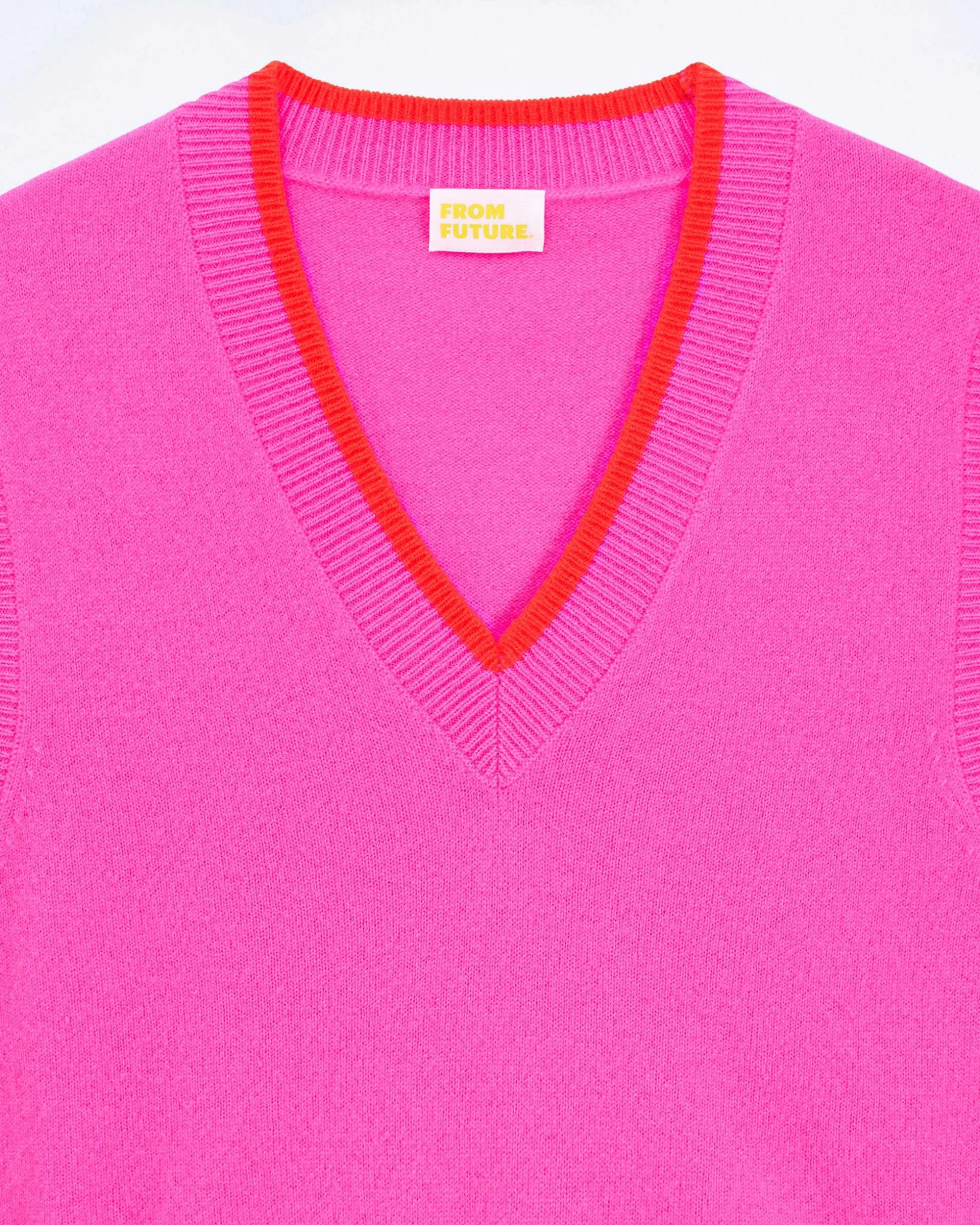 Pull Sans Manche Bicolore